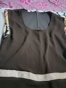Stylish Brown Asymmetrical Cape Top 🤎