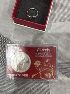 Zaverix Silver Ring &amp; Authenticity card