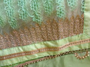 Light Green Embroidered Kurta Set