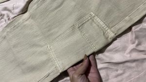 New Khaki Cargo Denim Jeans