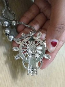 Maa Durga Necklace &amp; Earring Set