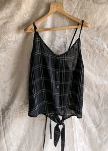 Black Tie Up Top