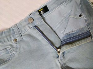 Light Wash Denim Shorts