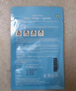 Aloevera Witch Hazel Sheet Mask