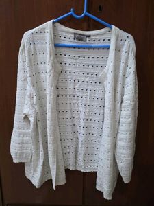 Westside Gia Curves Crochet Knit Cardigan