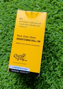 chemist at play neck, knee, elbow brightening roll