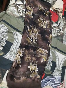 Elegant Floral Print Saree