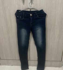Dark Blue Denim Jeans