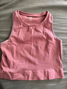 H&M Ribbed Cropped Tank Top