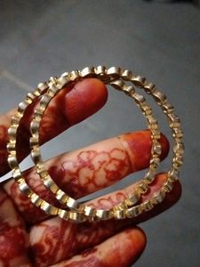 Gold Plated Kids Bangles