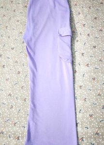 Lavender Cargo Sweatpants | trousers for women