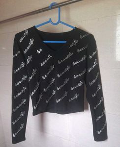 Black full Sleeve Top 🖤