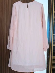 Elegant Pink Sheer Sleeve Top