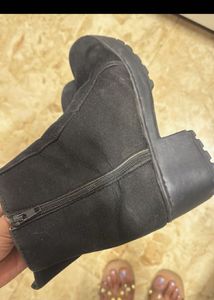 Black Suede Ankle Boots