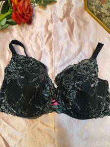 Elegant Black Lace Bra