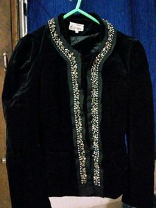 Elegant Black Velvet blazer