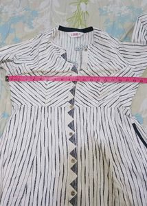 Biba White Kurta