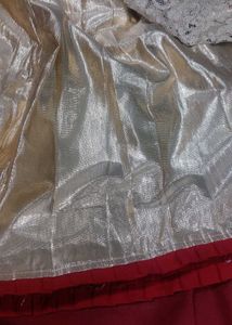 Red &amp; golden lehenga set