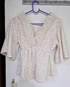 White Casual Top