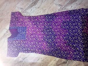 Purple Printed Nightgown