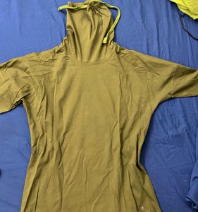 Olive Green Turtleneck T-Shirt