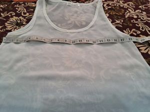 Light Blue Sleeveless Tank Top