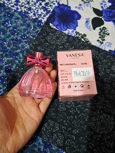 Pretty Pink Perfume Bottle