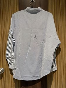 Chic Striped Button-Up Shirt