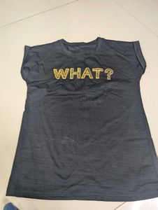 Graphic Print Black T-shirt