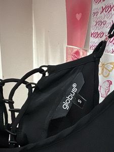 Chic Black Ruffle Cami Top