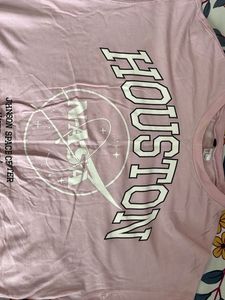 Pink Houston NASA Long Sleeve Top