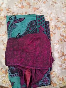 Beautiful Saree with Matching Blouse