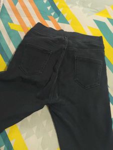 Comfortable Charcoal Black Jeggings Pants