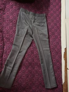 Men's Grey Formal Trousers