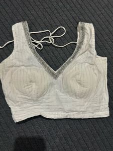 white navratri lehnghq choli