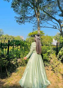Elegant Mint Green Gown