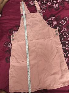 Cute Pink Pinafore Dress