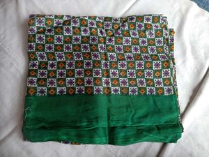 Vibrant Geometric Print Saree pack of 4