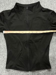 Black Zip-Up Athletic Jacket