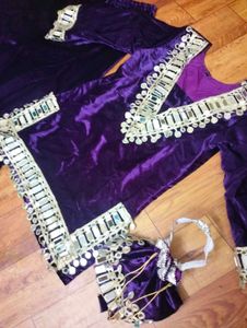 🧨💜Designer Velvet Shrara Set