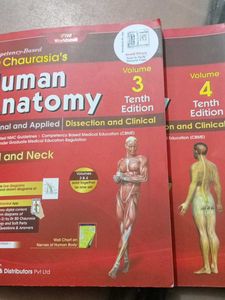 Human Anatomy Vol 3 and 4