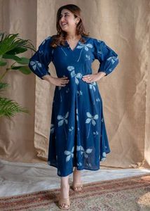 Floral Print Midi Dress