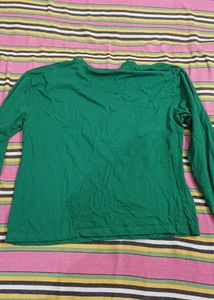 Men's Emerald Green "Night Project" Graphic Full