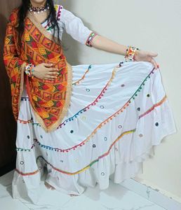 white malti choli