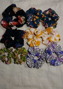 Scrunchie 16 Hair Ties Set