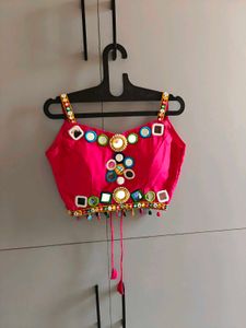 Embellished Pink Ethnic Blouse