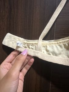 Light Yellow Bra Cotton