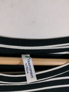 Black Striped Top (Women's)