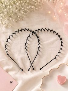 Set of 2 Black Metal Headbands combo