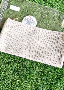 Stylish Croc Embossed Travel Pouch
